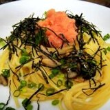 たらこときのこのパスタ 